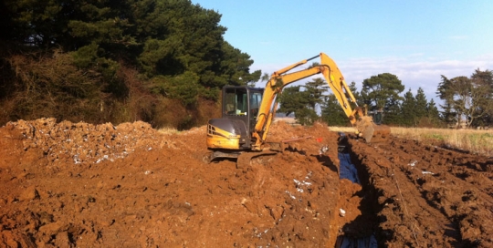 Agriculural groundworks