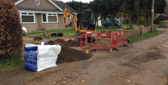 Domestic groundworks