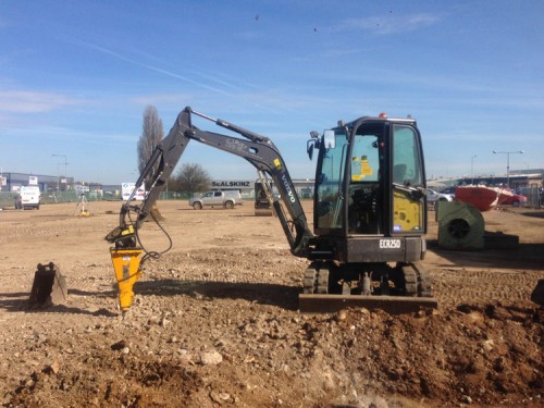 Groundworks and plant hire