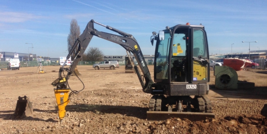 Groundworks and plant hire