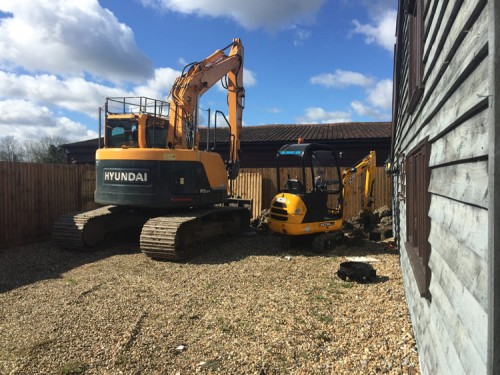 Groundworks and plant hire